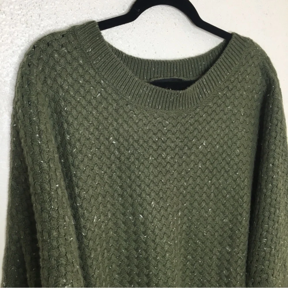 Lane Bryant Sweater in Olive Green 26/28